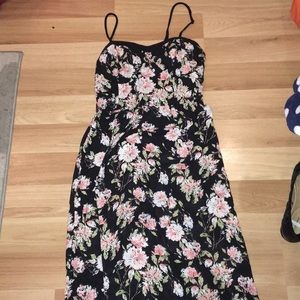Floral Print Maxi Dress